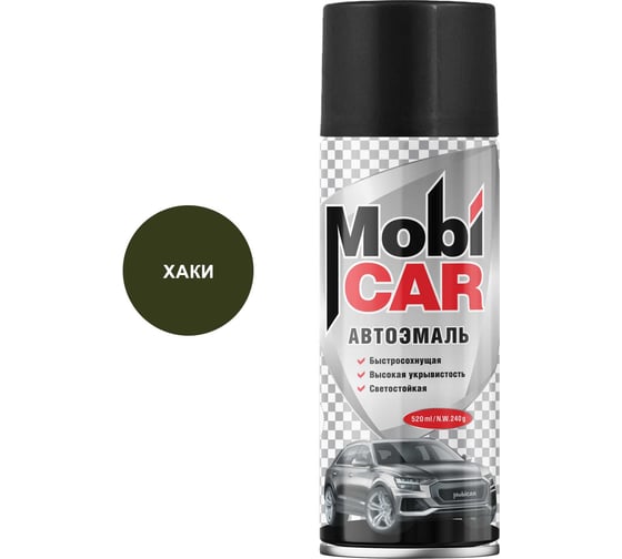 Аэрозольная автоэмаль Mobicar 520 мл 303 хаки 0501-303 MC