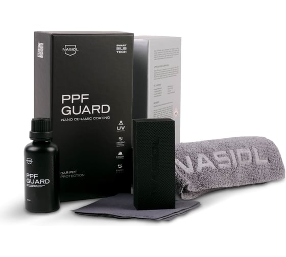 Нанокерамическое покрытие для пленок и пластика Nasiol VINIL PPF Guard 50мл 052988