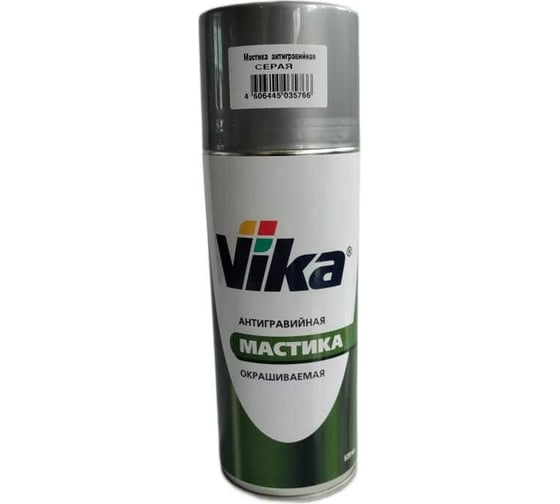 Антигравийная мастика VIKA окрашиваемая, серая, 0.52 л 18-000030
