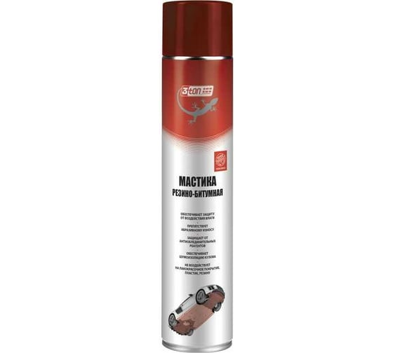 Резино-битумная мастика 3ton ТС-901 аэрозоль 1л 40606