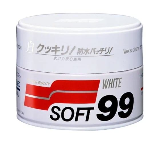 Защитный полироль для кузова SOFT99 Soft Wax для светлых, 350 г арт. 00020 240