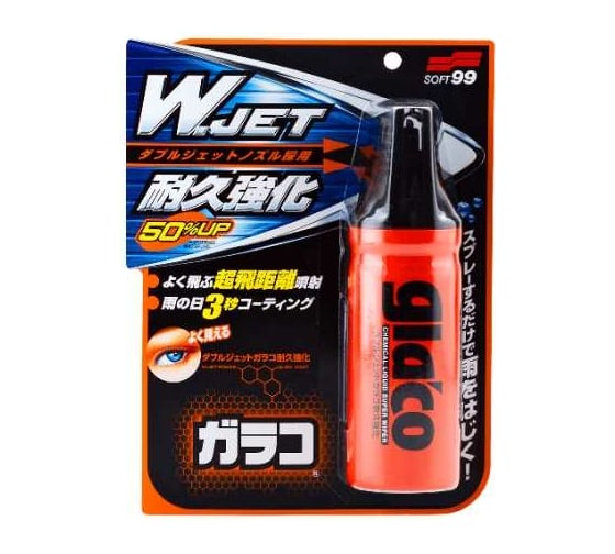 Антидождь для стекол SOFT99 Glaco W Jet Strong, 180 мл арт. 04169 17368 1