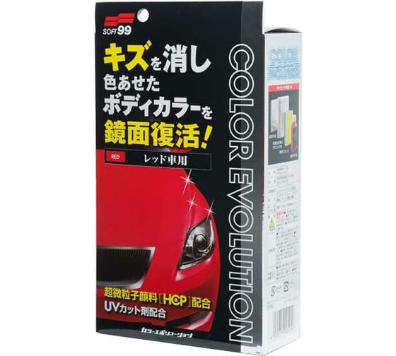Полироль для кузова SOFT99 00505 Color Evolution Red цветовосстанавливающий, для красных, 100 мл 9474