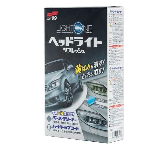 Покрытие для фар и прозрачного пластика SOFT99 03133 Light One 50+8 мл 112227
