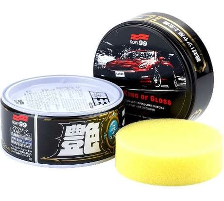 Полироль для кузова SOFT99 00177 The King of Gloss усиление блеска, для темных, 300 г 5823