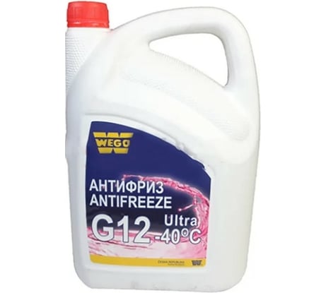 Антифриз WEGO G12 Ultra, готовый к применению, канистра 5 л WEGO G12 Ultra канистра 5 л