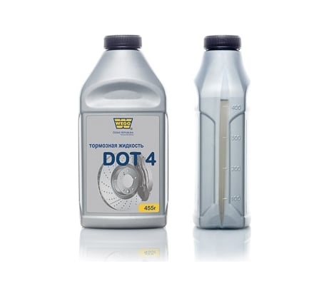 Тормозная жидкость WEGO DOT4, канистра 445 мл WEGO DOT4 канистра 445 мл