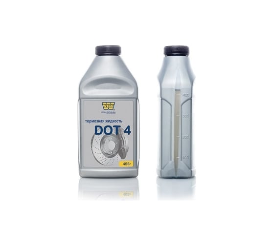 Тормозная жидкость WEGO DOT4, канистра 445 мл