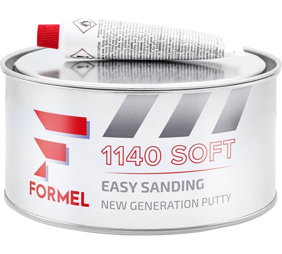 Полиэфирная наполняющая мультизернистая шпатлевка 1140 FORMEL 1800 г FM-1142 1