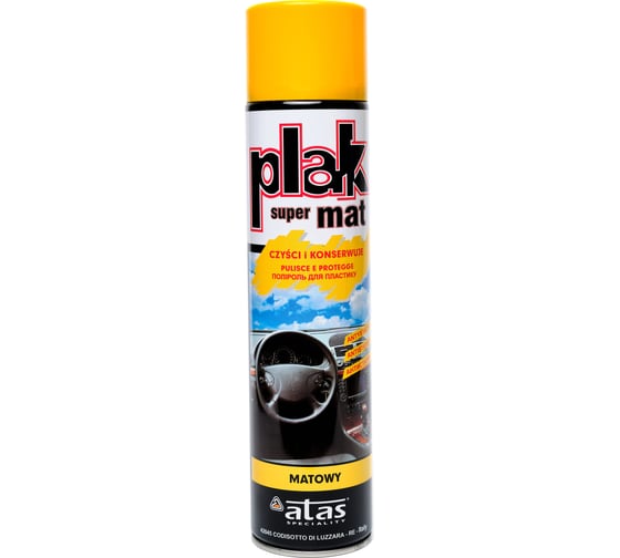 Полироль салона Atas PLAK Super Mat 600 мл аэр., Папайя 5154