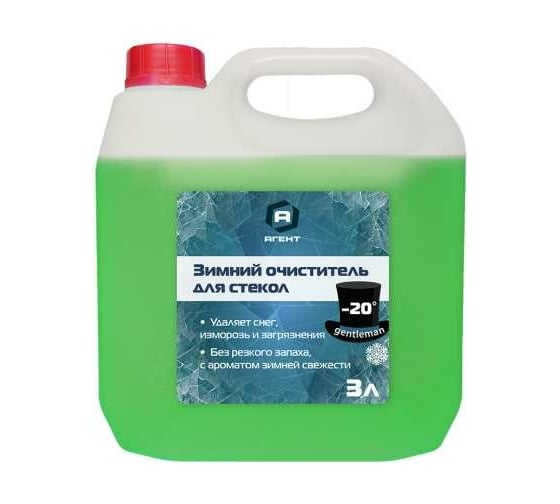 Зимний очиститель для стекол АиС Незамерзающая жидкость Gentelmen 3л 7070593 1