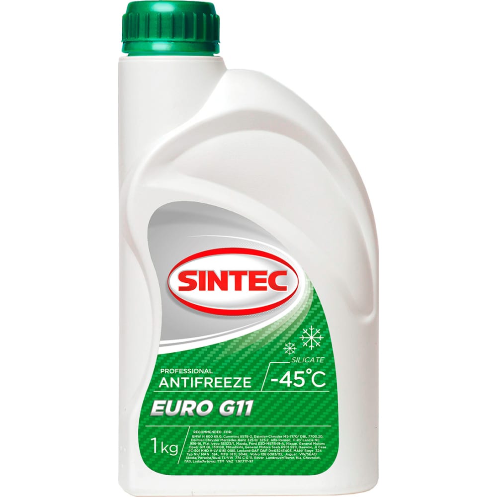 Антифриз sintec euro g11