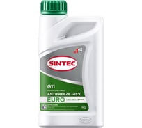 Антифриз Sintec euro g11 - 45 зеленый 1 кг 990555