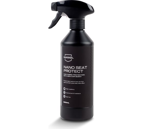 Защита тканевых поверхностей автомобиля Nasiol NANO SEAT PROTECT 500 мл 675-006-500 053235