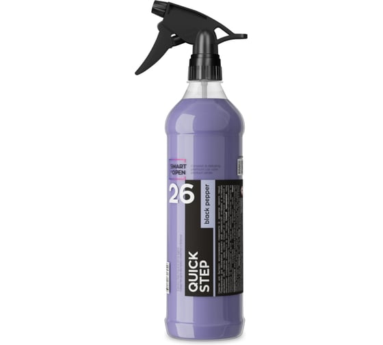 Универсальный очиститель интерьера и экстерьера автомобиля Smart Open 26 quick step, Черный Перец 0.5 л 1526053 1