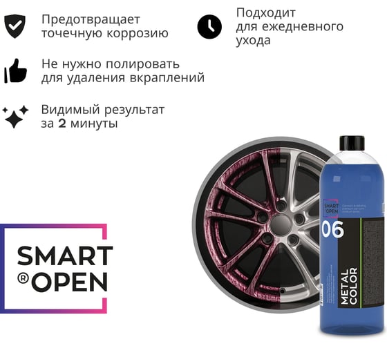 Okuさん専用ページ① Очиститель дисков и кузова с индикатором, нейтральный Metal Color
