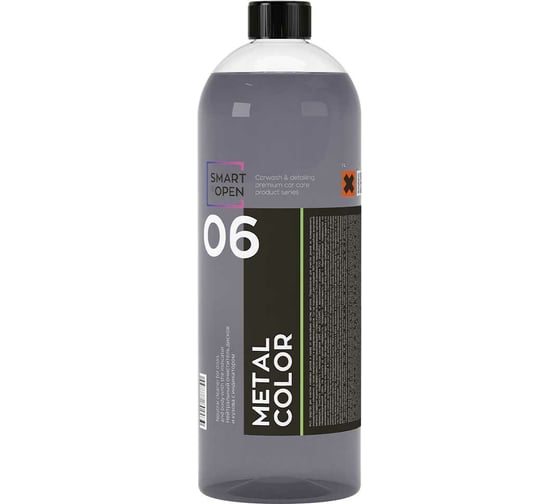Нейтральный очиститель дисков и кузова с индикатором Smart Open metal color 06, 1л 15061 1
