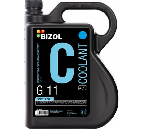 Антифриз Bizol Coolant G11, -40, 5 л 81421