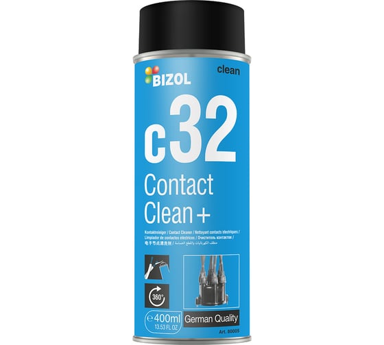 Очиститель контактов Bizol Contact Clean+ c32 0.4 л 80005