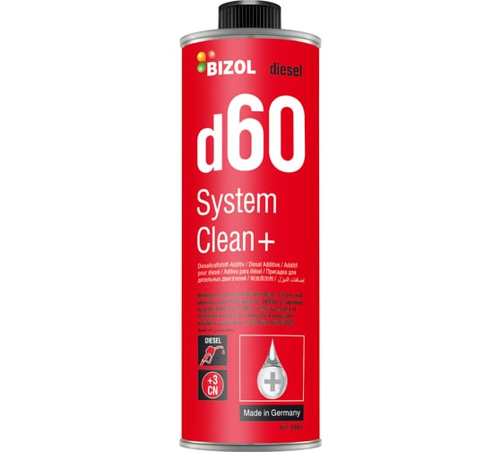 Промывка дизельных систем Bizol Diesel System Clean+ d60 1 л 2351