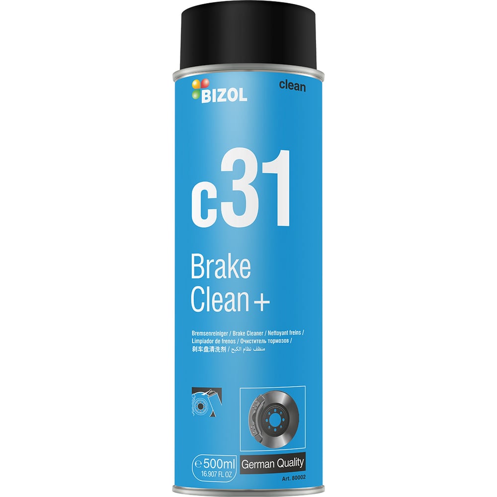 Очиститель тормозов Bizol Brake Clean C31+ 0.5 л 80002 выгодная цена