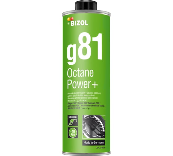 Присадка для повышения октанового числа Bizol Octane Power+ g81 0.25 л 8004 1
