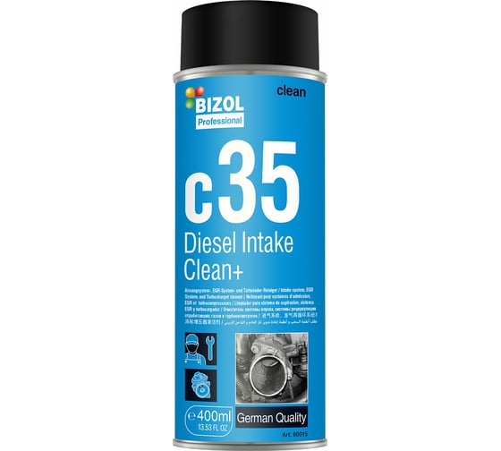 Очиститель дизельного впуска Bizol Diesel Intake Clean+ c35 0.4 л 80015