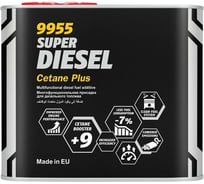 Присадка в дизельное топливо MANNOL SUPER DIESEL CETANE PLUS 500 мл 9955