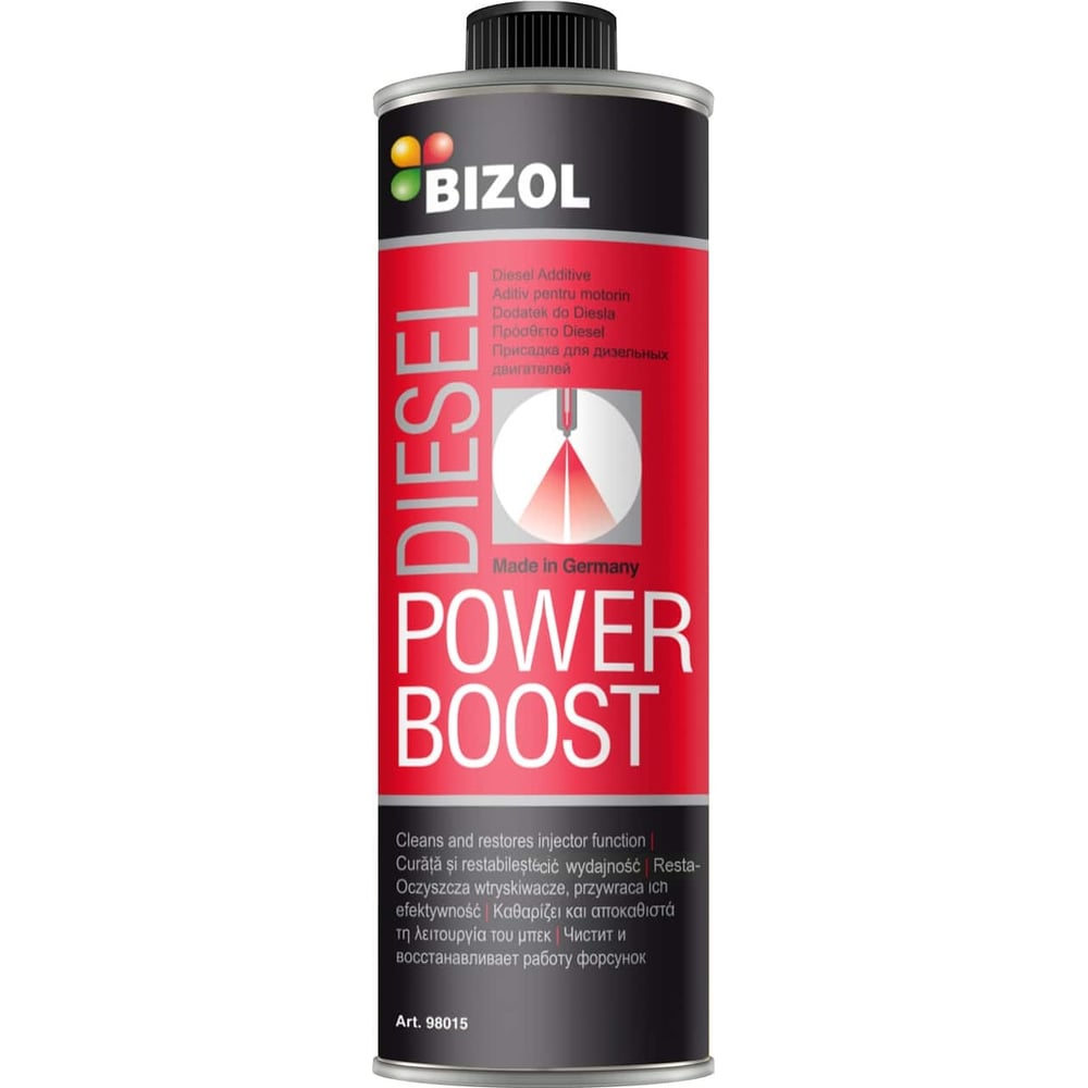 Комплексная присадка для дизельного топлива Bizol Diesel Power Boost 0,5л  98015 - выгодная цена, отзывы, характеристики, фото - купить в Москве и РФ