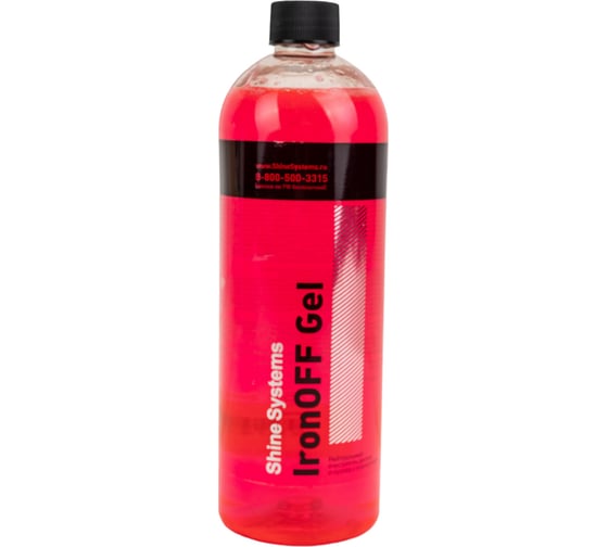 Нейтральный очиститель дисков с индикатором Shine systems IronOFF Gel, 750 мл SS753