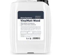 Матовый полироль для пластика салона Shine systems VinylMatt Wood, 5 л SS849