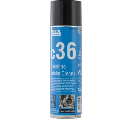 Очиститель дроссельных заслонок Bizol Gasoline Intake Clean+ c36 0,5л 80016