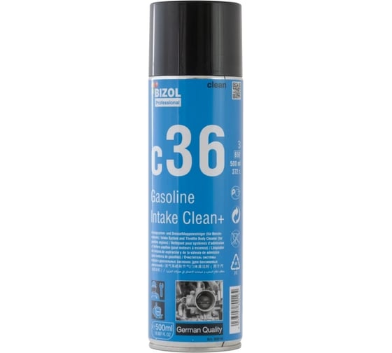 Очиститель дроссельных заслонок Bizol Gasoline Intake Clean+ c36 0,5л 80016 1