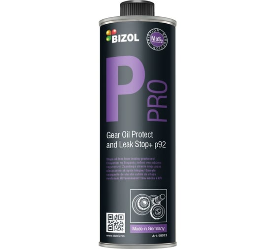 Профессиональная присадка стоп-течь для трансмиссионного масла Bizol Pro Gear Oil Protect and Leak Stop+ p92 0 98013