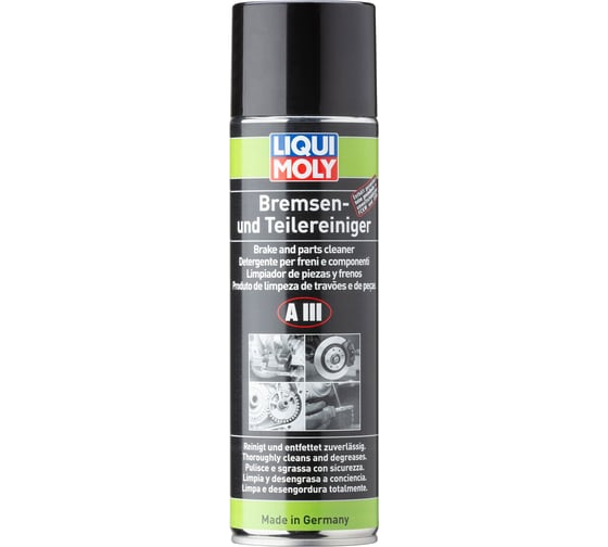 Очиститель тормозов LIQUI MOLY Bremsen- und Teilereiniger AIII 0.5 л 3389