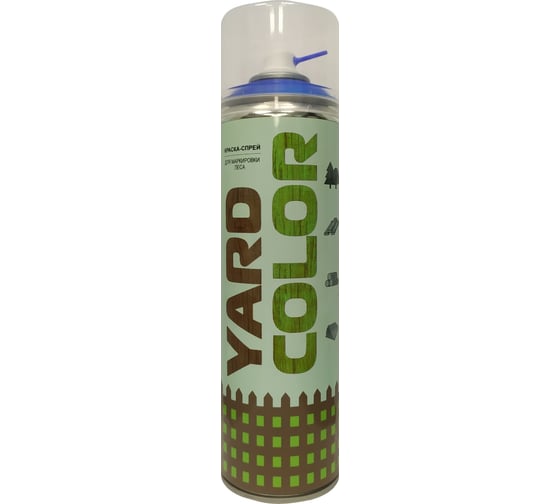 Маркировочная краска для леса Аэрохим YARD COLOR флуоресцентная, синяя, 650 мл YAR-301 1