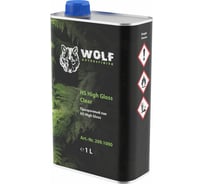 Прозрачный лак WOLF HS High Gloss, 1л 209.1000