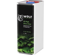 Прозрачный лак WOLF HS High Gloss, 5л 209.5000