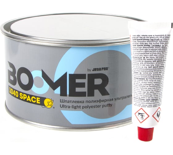Полиэфирная универсальная шпатлевка BOOMER SPACE 0.5+0.015 кг 1040/0,5