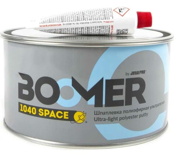 Полиэфирная универсальная шпатлевка BOOMER SPACE 0.5+0.015 кг 1040/0,5 1