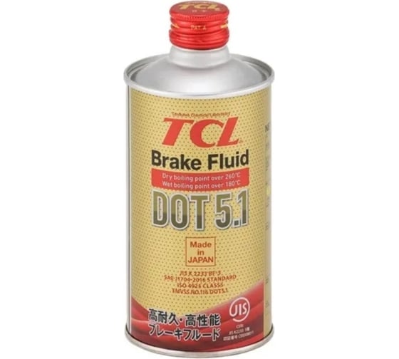 Тормозная жидкость TCL DOT 5.1, 0,355л арт. 3101 1736087
