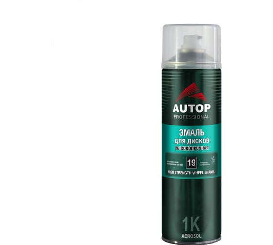 Эмаль акриловая универсальная высокоукрывистая AUTOP Professional №18, серебристый, аэрозоль 650 мл ATP-A07350