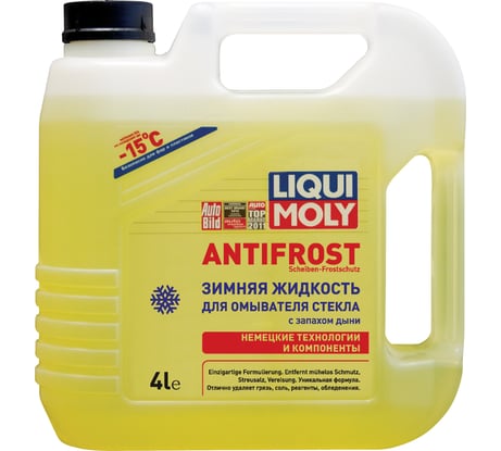 Незамерзайка для омывателя стекла 4л LIQUI MOLY ANTIFROST Scheiben-Frostschutz -15С 00649