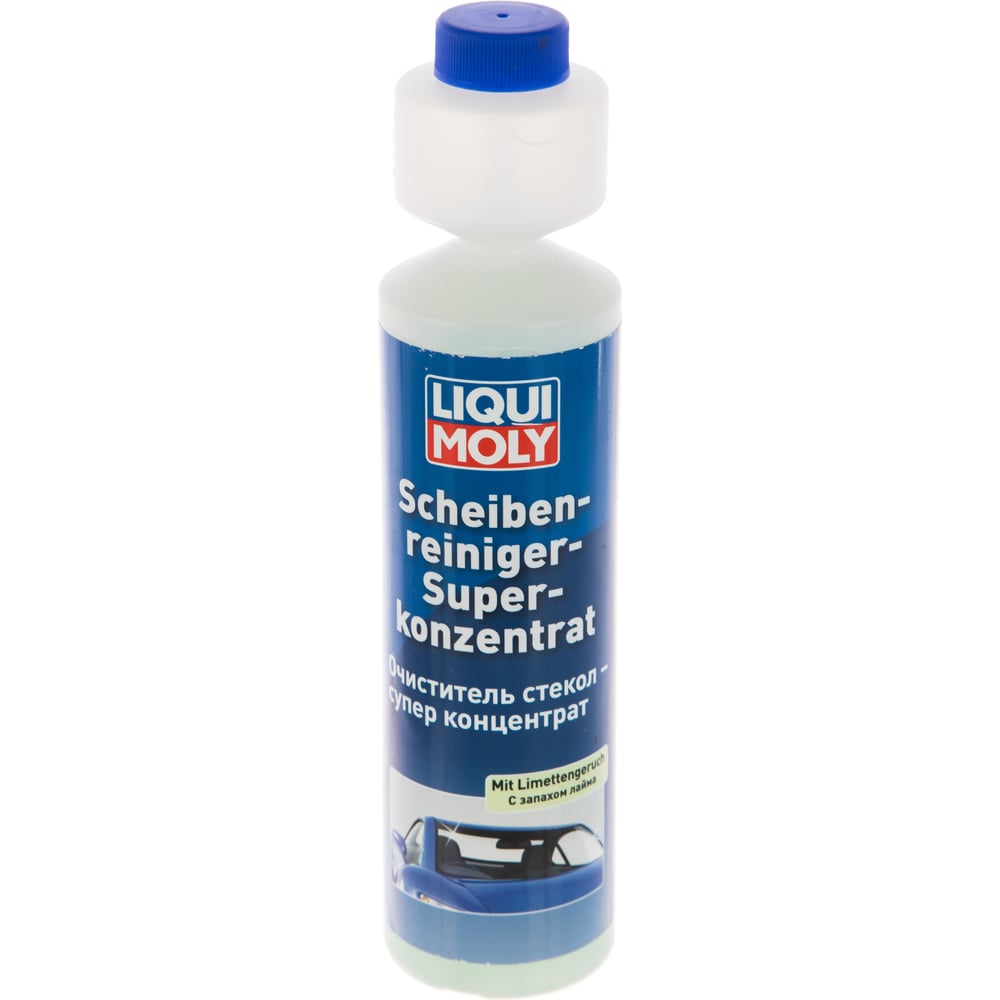 Очиститель стекол суперконцентрат LIQUI MOLY лайм Scheiben-Reiniger-Super  Konzentrat 0,25л 2385 - выгодная цена, отзывы, характеристики, фото -  купить в Москве и РФ