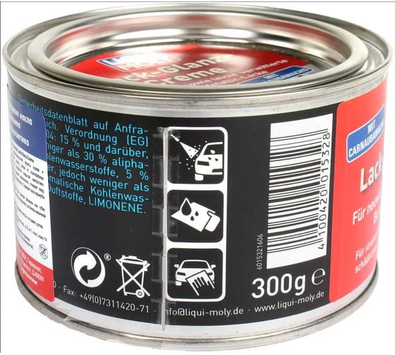 Полироль для глянцевых поверхностей 0,3л LIQUI MOLY Lack-Glanz-Creme 1532