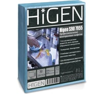 Универсальные безворсовые салфетки Higen S90 в листах, синие, 72 gsm, 35x35 см, 45/55, 30лст/пач 7955 26036333