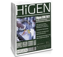 Универсальные безворсовые салфетки Higen S90 в листах, белые, 72 gsm, 35x35 см, 45/55, 30лст/пач 7977 26036345