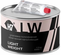 Полиэфирная облегченная наполняющая шпатлевка H7 Light Weight 1л 898811