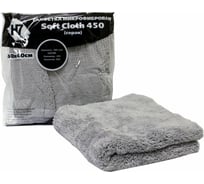 Салфетка микрофибровая H7 Soft Cloth 450 40х40см серая 382598