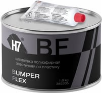 Полиэфирная шпатлевка H7 Bumper Flex эластичная по пластику 1кг 383205